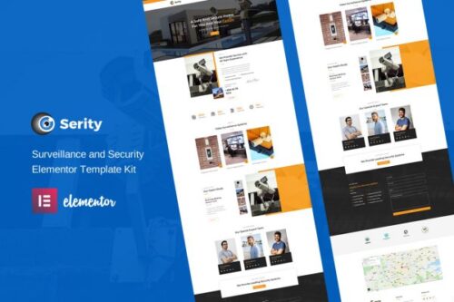 High-Converting Security Camera Website Security camera website theme with drag-and-drop builder.