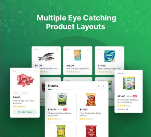 Grocery Store WooCommerce Theme - Elementor Compatibility