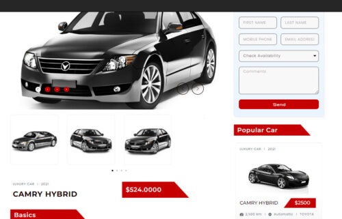 Local auto repair shop website with online appointment booking and service specials.