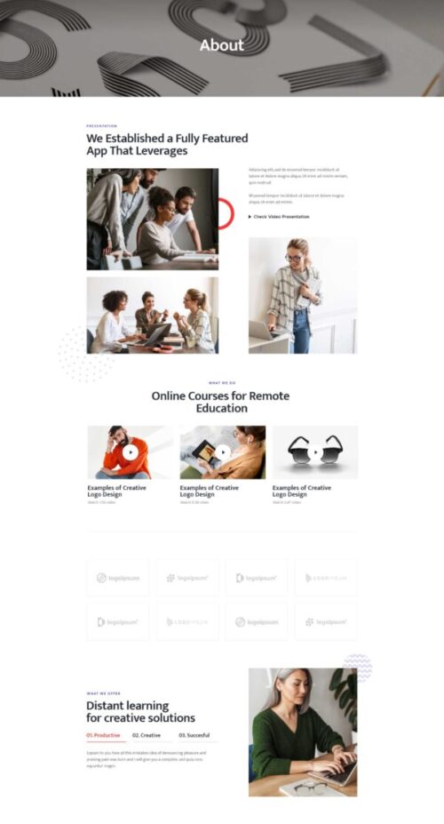 Design your dream portfolio with Elementor Pro templates