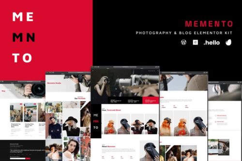 Stunning Photography Premium Elementor Template Kits template designed for photographers using Elementor Pro (Free Elementor Pro included).