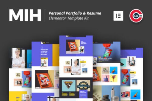 Elementor Pro Premium Template Kit For Creatives And Job Seekers