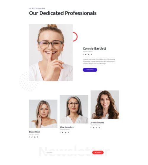 CV or resume template with a clean and professional design.