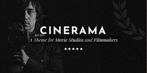 Premium Filmmaker WordPress Theme, Best WordPress Theme for Filmmakers and Movie Studios: Cinerama