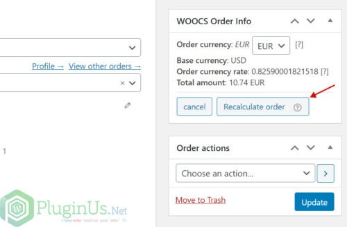 A user selecting a payment method in their preferred currency during checkout on a WooCommerce store using WOOCS.