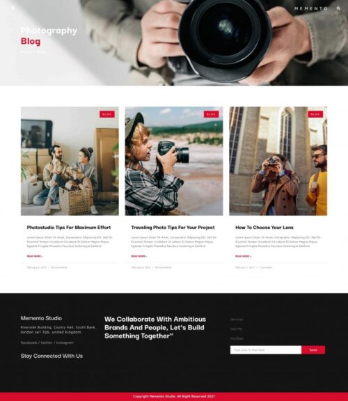 Easy-to-Customize Elementor Pro Photography Templates: Drag-and-drop functionality allows for a personalized website experience.