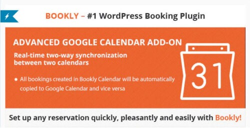 Booking System with the #1 Bookly Pro Advanced Google Calendar Add-on