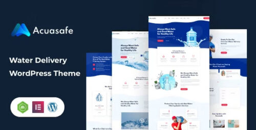 Ultimate Water Delivery Premium WordPress Theme- Mobile-Responsive