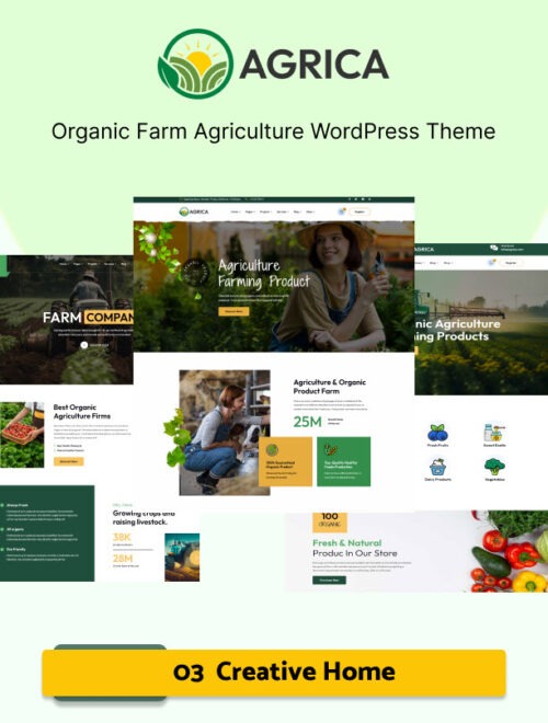 Agrica WordPress Theme - Affordable Pricing