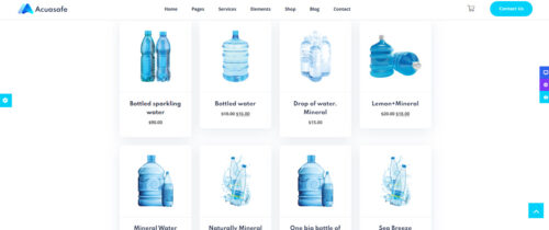 water delivery service WordPress theme, custom water delivery WordPress theme