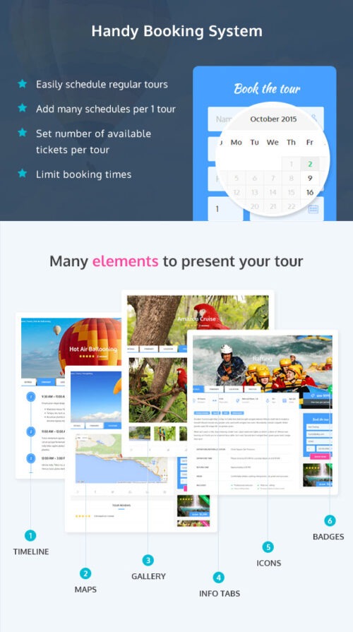 WordPress theme for adventure tours, travel agency design, SEO optimized