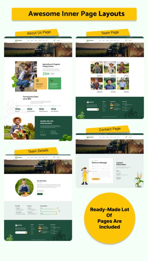 Agrica WordPress Theme - User-Friendly Interface